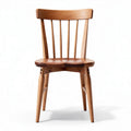 Wooden dining chair with high backrest and tapered legs 45 x 45 x 85cm